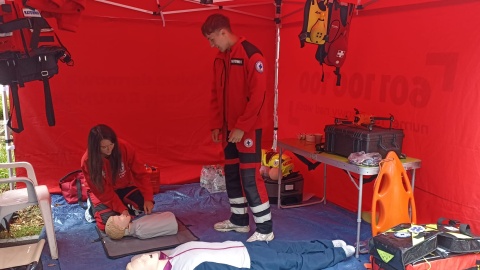 Na Bulwarze Filadelfijskim w Toruniu zorganizowano piknik policyjny/ Fot. Monika Kaczyńska