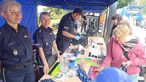 Na Bulwarze Filadelfijskim w Toruniu zorganizowano piknik policyjny/ Fot. Monika Kaczyńska