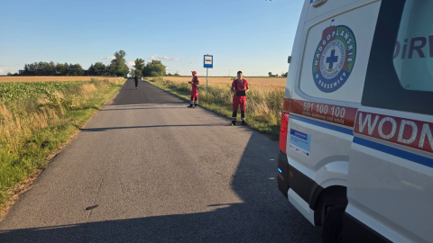 Szczęśliwy finał poszukiwań pod Złotnikami Kujawskimi /fot. Nadgoplańskie WOPR Kruszwica