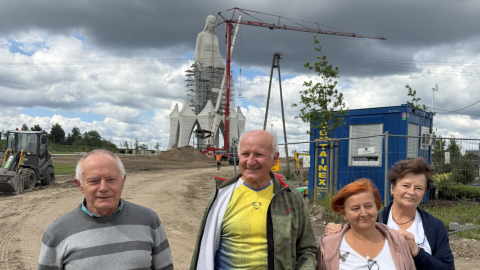 Byliśmy na budowie pomnika Matki Boskiej /fot. Tomasz Bielicki