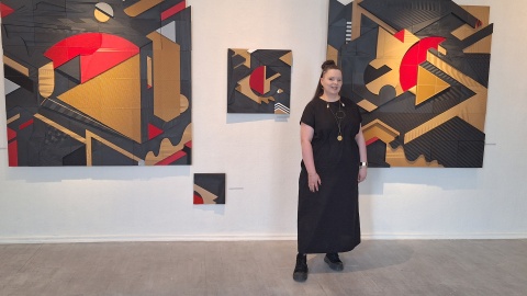 Katarzyna Rumińska zaprasza na swoją wystawę w Galerii Wspólnej w Bydgoszczy /fot. Bogumiła Wresiło