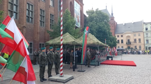 Promocje oficerskie otrzymało 21 żołnierzy /fot. Michał Zaręba
