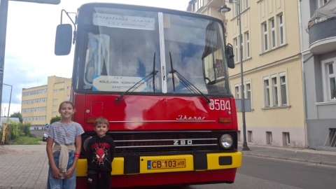 Odbył się też przejazd legendarnym Ikarusem /fot. Agnieszka Balik