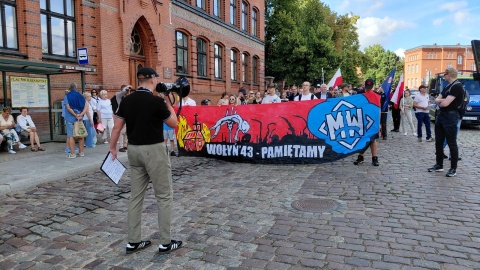 Marsz przeszedł przez centrum Torunia. / Fot. Michał Zaręba