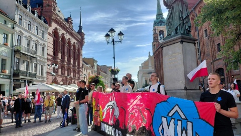 Marsz przeszedł przez centrum Torunia. / Fot. Michał Zaręba
