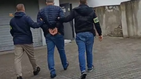 Były szef NFZ w Kujawsko-Pomorskiem Tomasz P. wyszedł na wolność /fot. KWP w Bydgoszczy