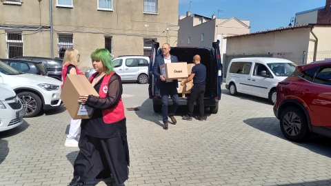 Akcja „Wyprawka dla Żaka” w PCK w Bydgoszczy/fot. Tatiana Adonis