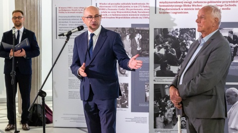 W Sejmie otwarto wystawę przypominającą o wydarzeniach Bydgoskiego Marca 81 /fot. IPN