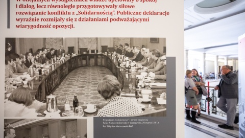 W Sejmie otwarto wystawę przypominającą o wydarzeniach Bydgoskiego Marca 81 /fot. IPN
