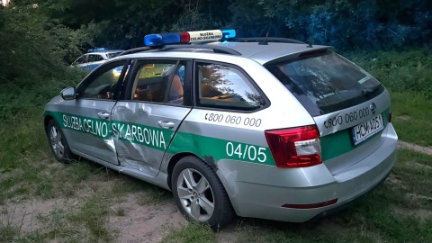 Ciężarówka uciekała ulicami Aleksandrowa Kujawskiego /fot. KAS