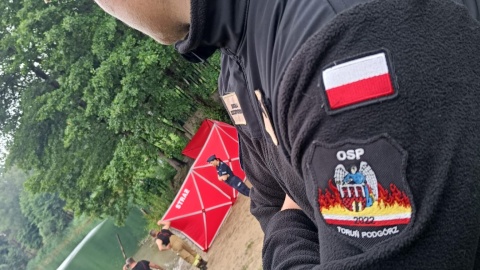 Tragiczny finał akcji poszukiwawczej na Jeziorze Dzikowskim pod Toruniem/ Fot. Nadesłane