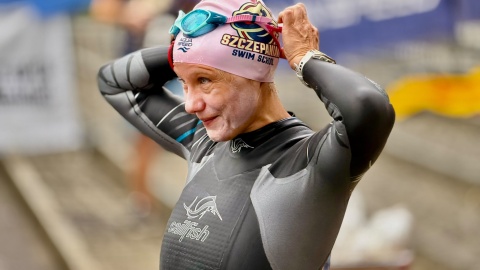 Pływacy z całego kraju stawili się na starcie imprezy 24H Bydgoszcz Open Water Swimming 2026. Ostatecznie ją odwołano/ Fot. Izabela Langner