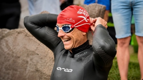 Pływacy z całego kraju stawili się na starcie imprezy 24H Bydgoszcz Open Water Swimming 2026. Ostatecznie ją odwołano/ Fot. Izabela Langner