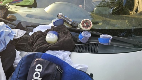 Grudziądzcy policjanci zapobiegli bójce pseudokibiców/ Fot. KMP w Grudziądzu