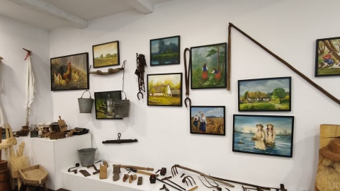 Polskie Radio PiK z wizytą w Łojewie, w tamtejszym Centrum Dziedzictwa Kujaw Zachodnich/fot. Agnieszka Marszał