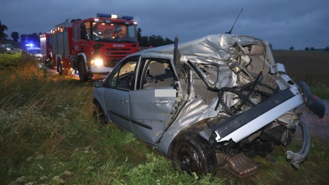 Radziejowscy policjanci zatrzymali kierowcę auta, które zderzyło się z pociągiem/fot. KPP w Radziejowie