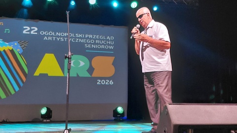 We Włocławku rozpoczął się kultowy przegląd „ARS". Na zdjęciu Stanisław Wasilewski reprezentujący Żyrardów i Mazowiecką Radę Seniorów /fot. Radosław Jagieła