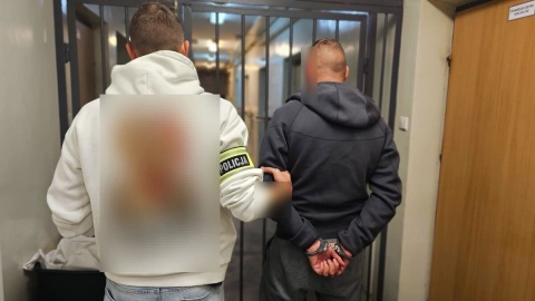 Policjanci zlikwidowali dziuplę samochodową i zatrzymali czterech mężczyzn w Kujawsko-Pomorskiem/Fot. KWP w Łodzi