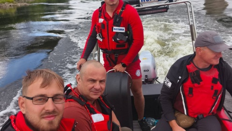 Młody mężczyzna był równocześnie szukany na ternie dwóch województw/ Fot. Wdeckie WOPR