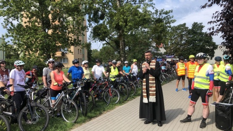 7. Rajd Rowerowy Opiekuna Podróżników na bydgoskim Błoniu. / Fot. Jarosław Wieprzycki