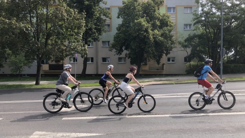 7. Rajd Rowerowy Opiekuna Podróżników na bydgoskim Błoniu. / Fot. Jarosław Wieprzycki