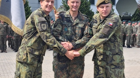 3. Batalion Łączności NATO w Bydgoszczy ma nowego dowódcę/ Fot. Damian Klich