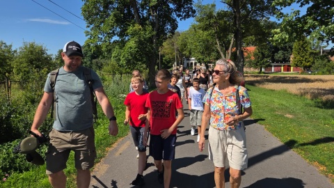Przy zabytkowych dębach w Bąkowie w gminie Warlubie odbył się Bioblitz, czyli badania terenowe/fot. Marcin Doliński