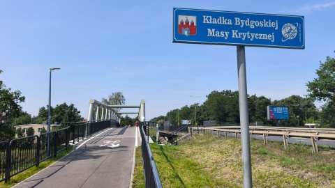 Droga i kładka pieszo-rowerowa w Bydgoszczy otwarte /fot. Bartosz Nawrocki