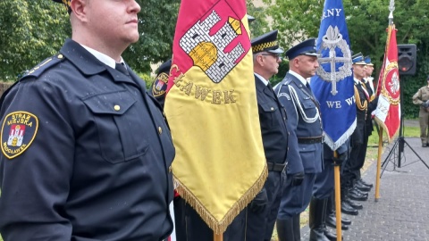 Moment wybuchu powstania uczczono także we Włocławku/ Fot. Marek Ledwosiński