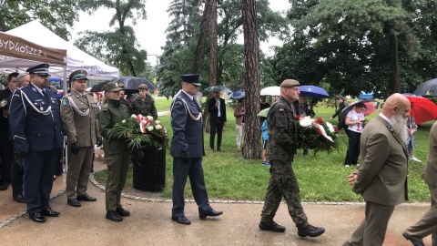 W uroczystości w Bydgoszczy wzięli udział m.in. wicemarszałek województwa kujawsko-pomorskiego Zbigniew Ostrowski i prezydent Bydgoszcz Rafał Bruski/Fot. Jarosław Wieprzycki