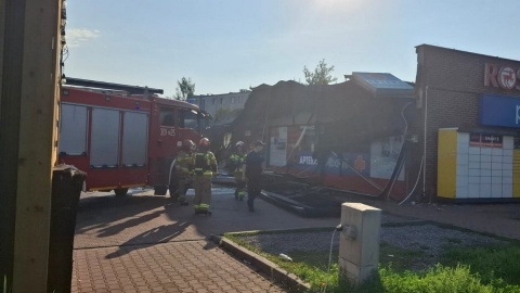 Spłonęły sklepy, apteka i inne okoliczne lokale/fot. Magdalena Gill