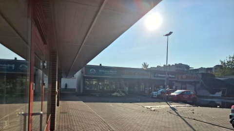 Spłonęły sklepy, apteka i inne okoliczne lokale/fot. Magdalena Gill