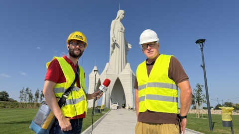 Byliśmy na tarasie widokowym pomnika Matki Bożej w Konotopiu /fot. Tomasz Bielicki