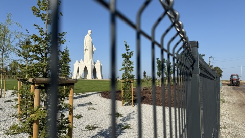 Byliśmy na tarasie widokowym pomnika Matki Bożej w Konotopiu /fot. Tomasz Bielicki