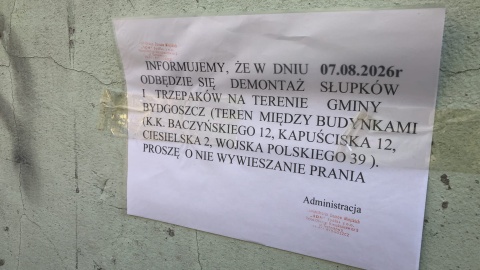 Na Kapuściskach trwa sąsiedzka awantura o trzepaki i stojaki na linki do wywieszania prania/Fot. Jarosław Wieprzycki