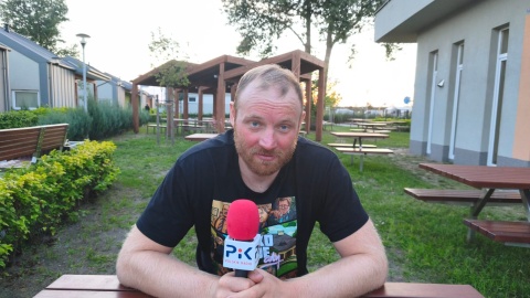 Jacek Pałubicki może być pierwszym człowiekiem, który przepłynie Wisłę wpław podczas nieprzerwanej wyprawy/Fot. Agnieszka Marszał