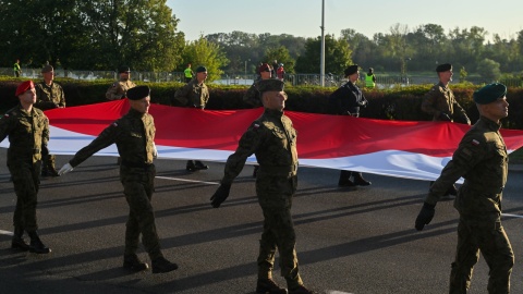 Próba defilady na warszawskiej Wisłostradzie w ramach przygotowań do Święta Wojska Polskiego. Tegoroczne obchody odbędą się pod hasłem „Polska SAFE – Bezpieczna Polska”/fot. PAP/Piotr Nowak