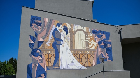 Mural na 50-lecie słynnego filmu/fot. PAP/Darek Delmanowicz