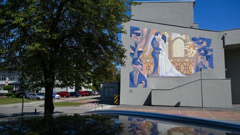 Mural na 50-lecie słynnego filmu/fot. PAP/Darek Delmanowicz