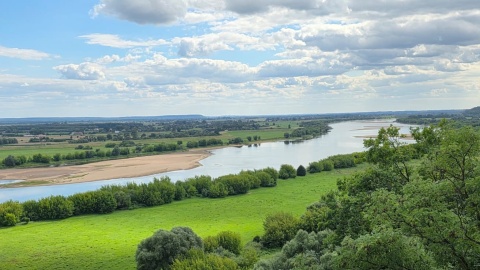 Tak w miniony weekend wyglądała Wisła w okolicach miejscowości Gniew w Pomorskiem /fot. Violetta Piotrowska