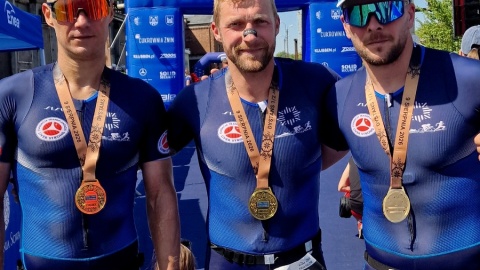 Bydgoszczanka została Mistrzynią Polski Policjantów w Triathlonie/ Fot. KWP w Bydgoszczy