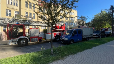 Pożar przy ul. 20 stycznia w Bydgoszczy/fot. Natasza Trzebuchowska