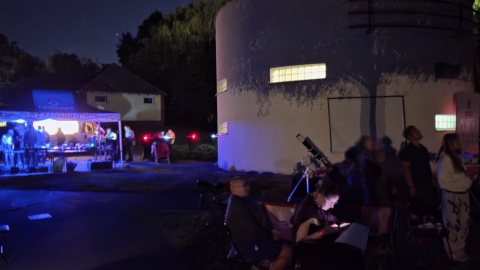 Mieszkańcy gminy Zławieś Wielka oglądali „spadające gwiazdy”. /fot. Mariusz Luda