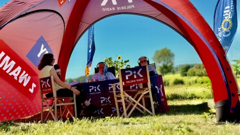 Polskie Radio PiK na Van Gogh Festival" w Brzózkach koło Szubina. /fot. Izabela Langner