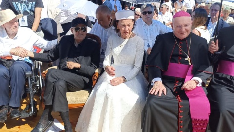 Msza święta podczas uroczystości poświęcenia pomnika Matki Bożej. /fot. Monika Kaczyńska