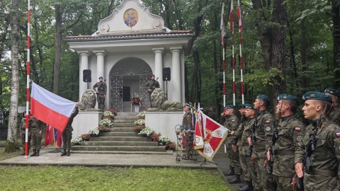 Mieszkańcy Brodnicy upamiętnili bohaterów bitwy polsko-bolszewickej. /fot. Mariusz Luda