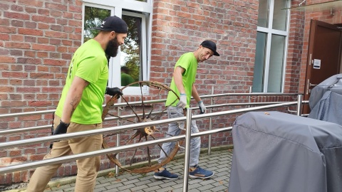 Kute koło trafiło do Muzeum Kanału Bydgoskiego. /fot. Fundacja Zielone Jutro