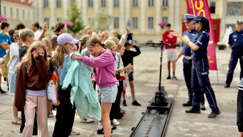 Dwa symulatory wypadków pojawiły się w centrum Bydgoszczy. /fot. Izabela Langner