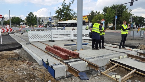 Dobiegają końca remonty tras tramwajowych w Toruniu. /fot. Mariusz Luda