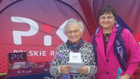 Na zdjęciu nasza 90-letnia słuchaczka Polskiego Radia PiK. /fot. Mikołaj Tetzlaff